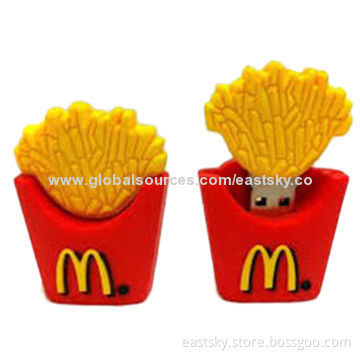 Customized Shaped USB Drive, Made of Soft PVC Material, OEM Orders are WelcomeNew